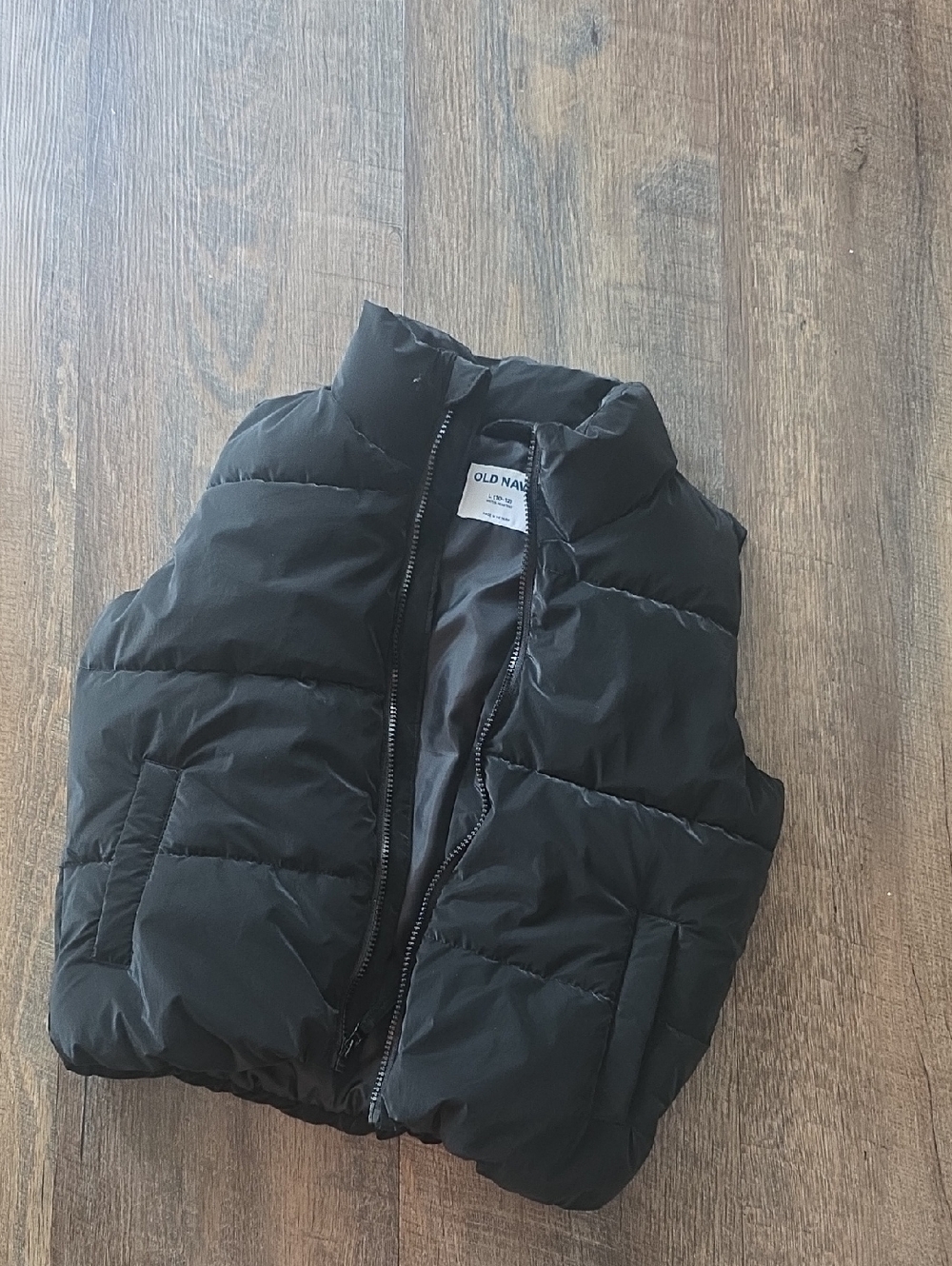 Old Navy Black Quilted Puffer Vest